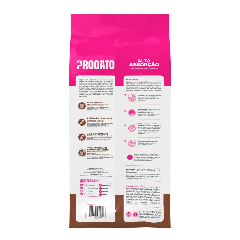 Granulado Higiênico Progato Alta Absorção 5kg