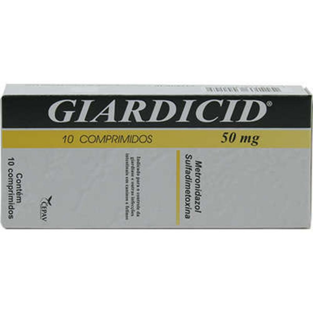 Giardicid Pharma 50mg - 10 Comprimidos