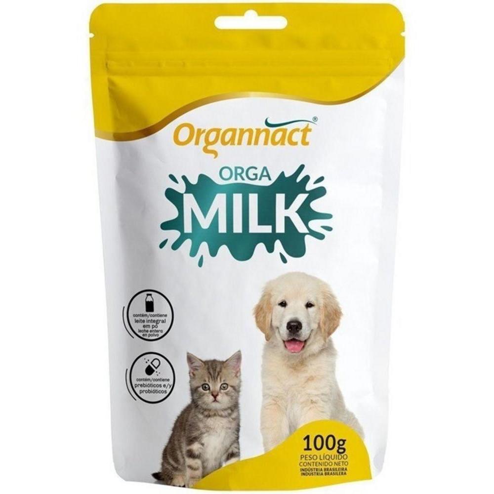 Suplemento Organnact Orgamilk para Cães e Gatos Filhotes