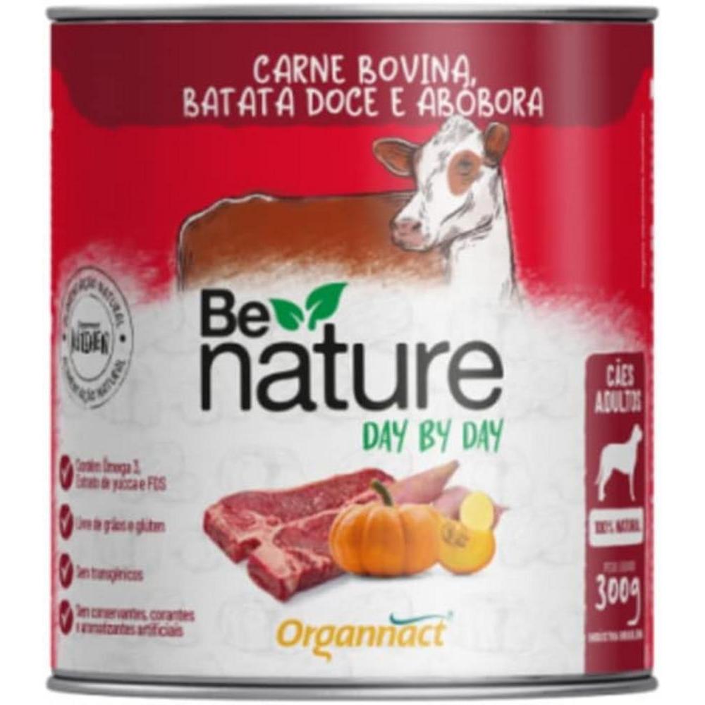 Petisco Be Nature Day By Day Cães Adultos Sabor Carne Bovina, Batata Doce e Ábobora Organnact 300G