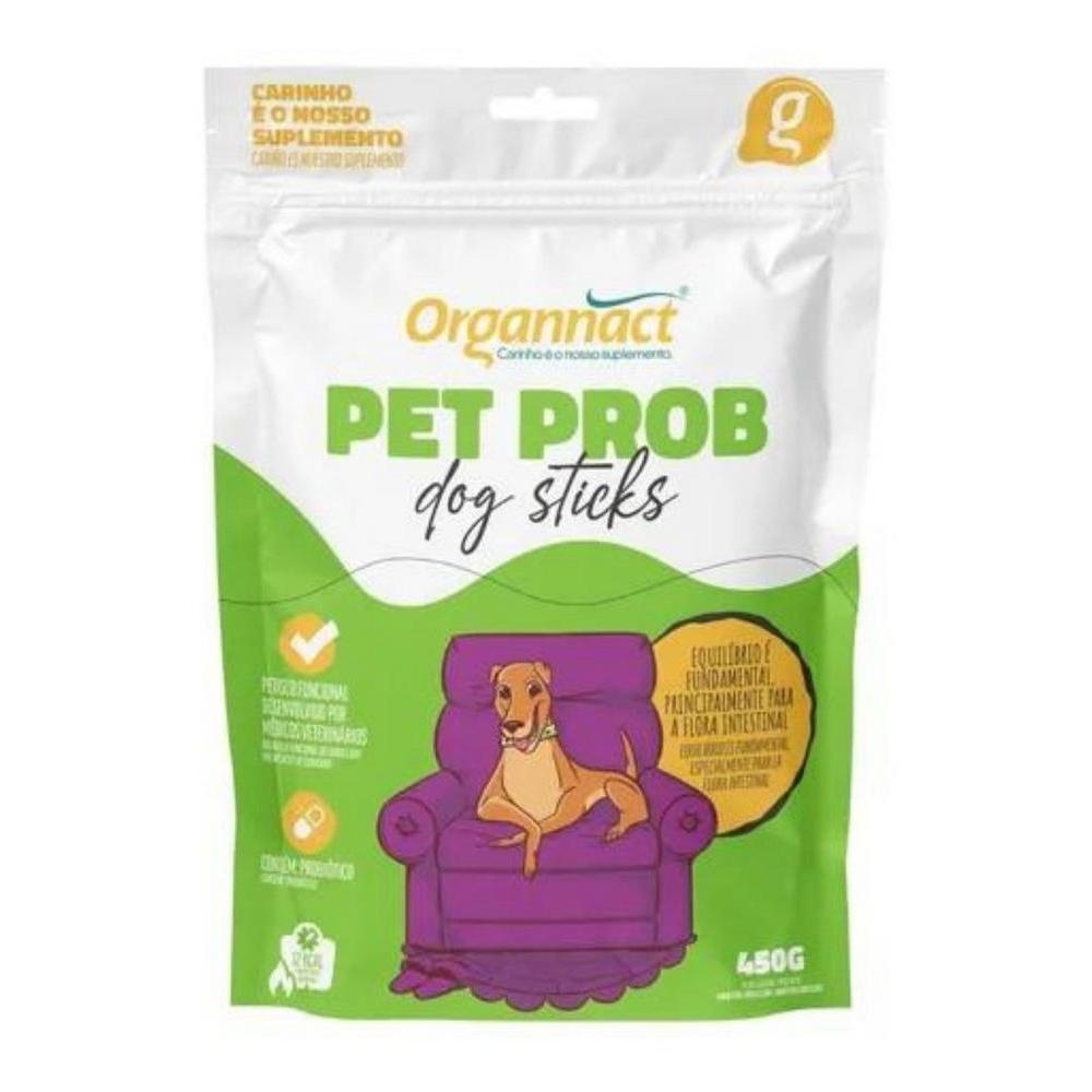 Suplemento Organnact Pet Prob Dog Sticks para Cães