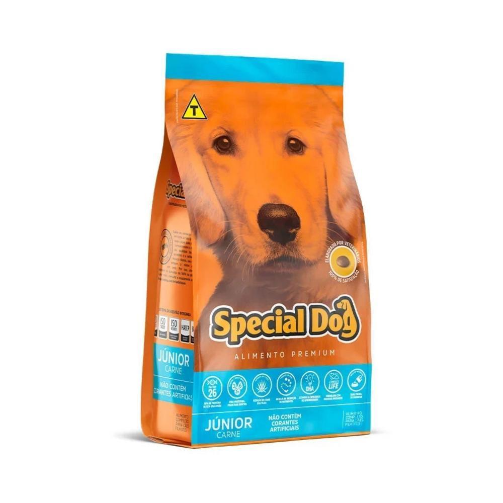 Special Dog Júnior Premium Carne para Cães Filhotes 15kg