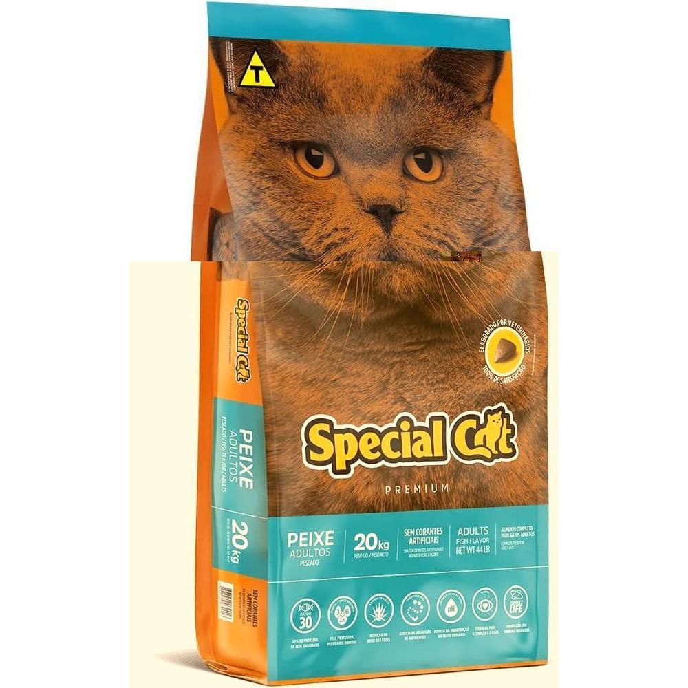 Ração Special Cat para Gatos Adultos Sabor Peixe