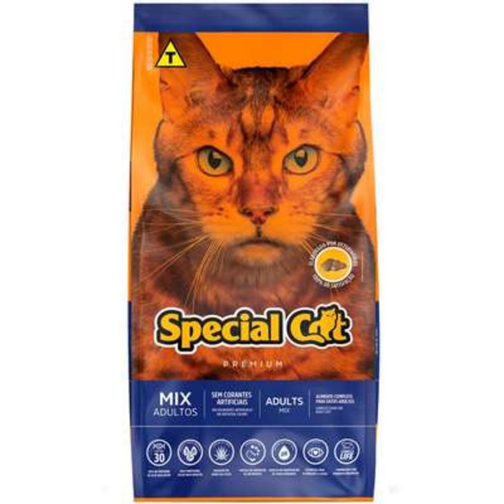 Ração Special Cat Mix Premium para Gatos Adultos - 20Kg