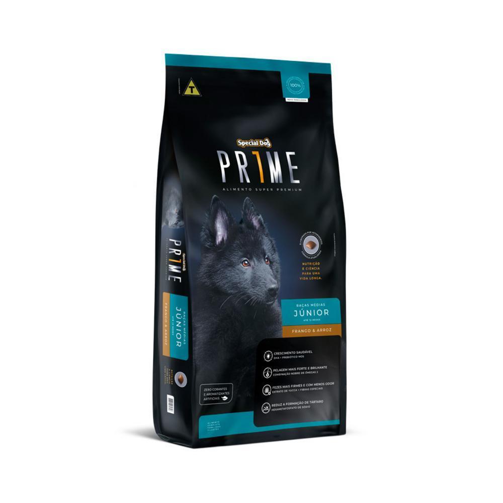 Ração Special Dog Prime Júnior para Cães Filhotes de Porte Médio Sabor Frango e Arroz 15kg