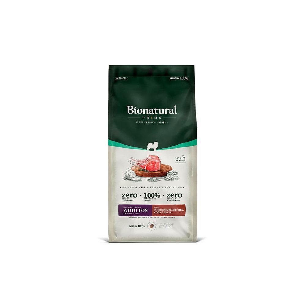 Ração Bionatural Prime Cães Adultos Porte Pequeno Sabor Cordeiro - 2,5 kg