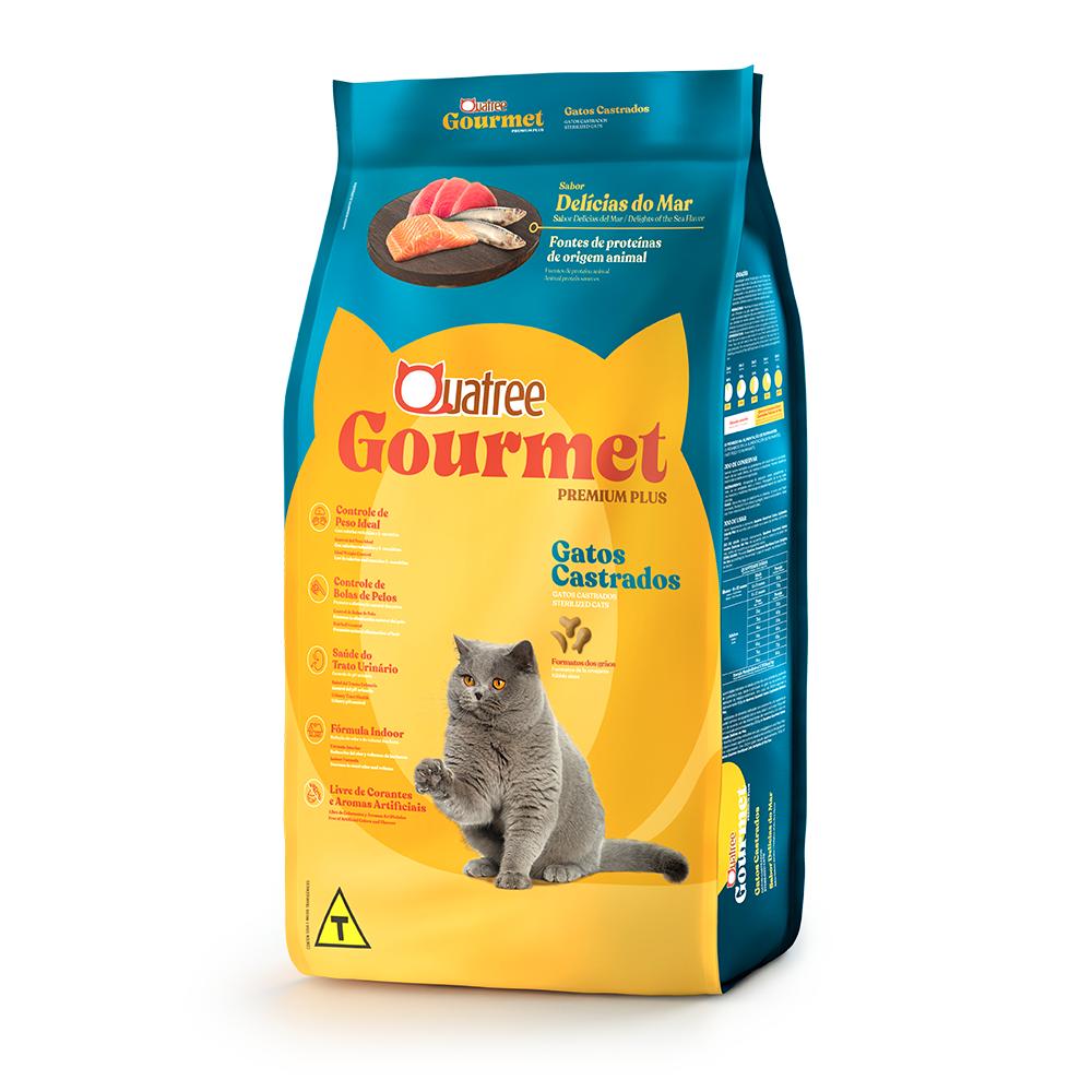 Quatree Gourmet Gatos Castrados Delicias Do Mar 1Kg
