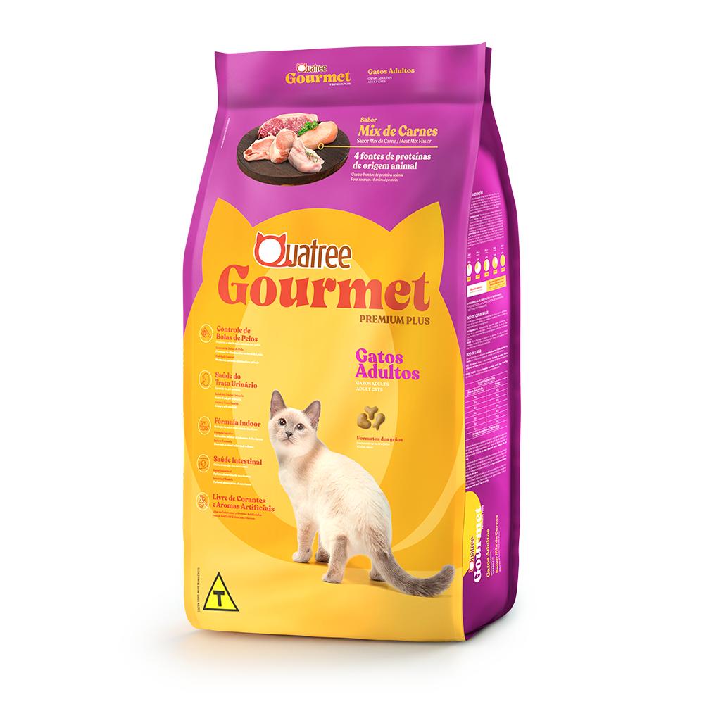 Quatree Gourmet Gatos Adultos Mix De Carnes 10.1Kg