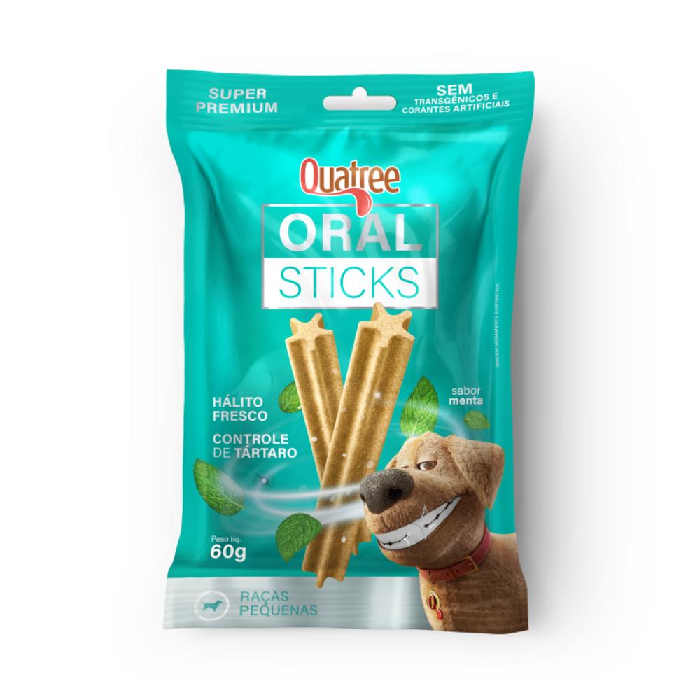 Quatree Oral Sticks Caes Racas Pequenas 60G