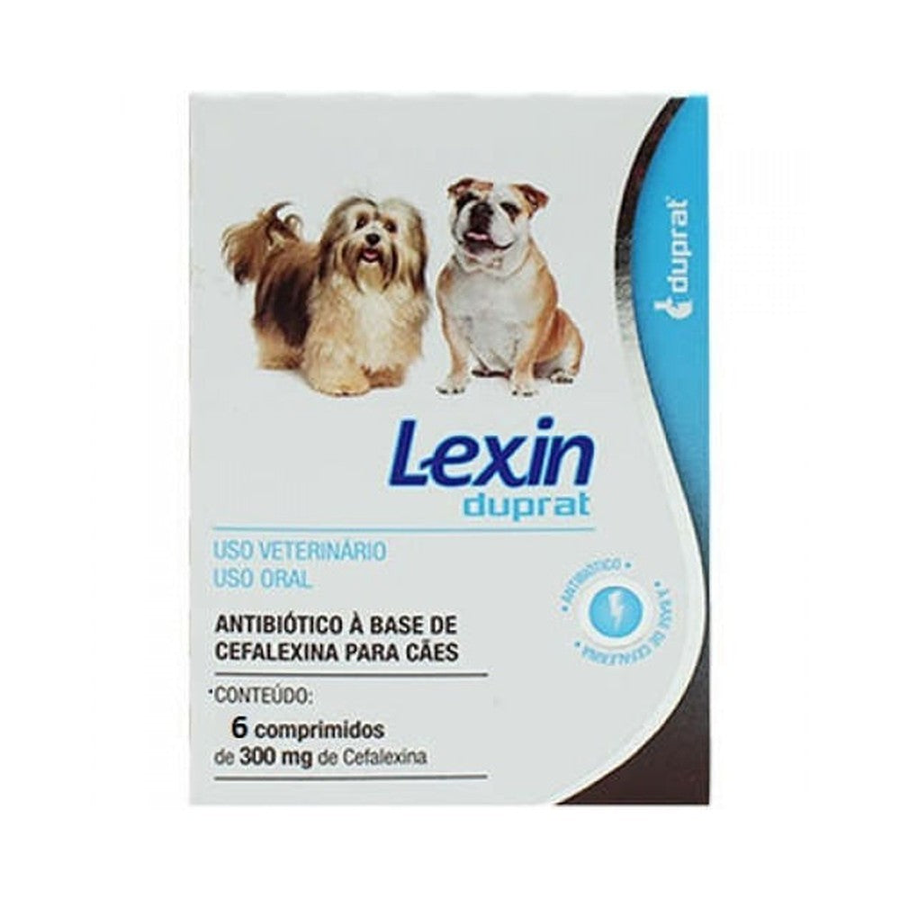 Antibiótico Lexin 300Mg 6 Comprimidos