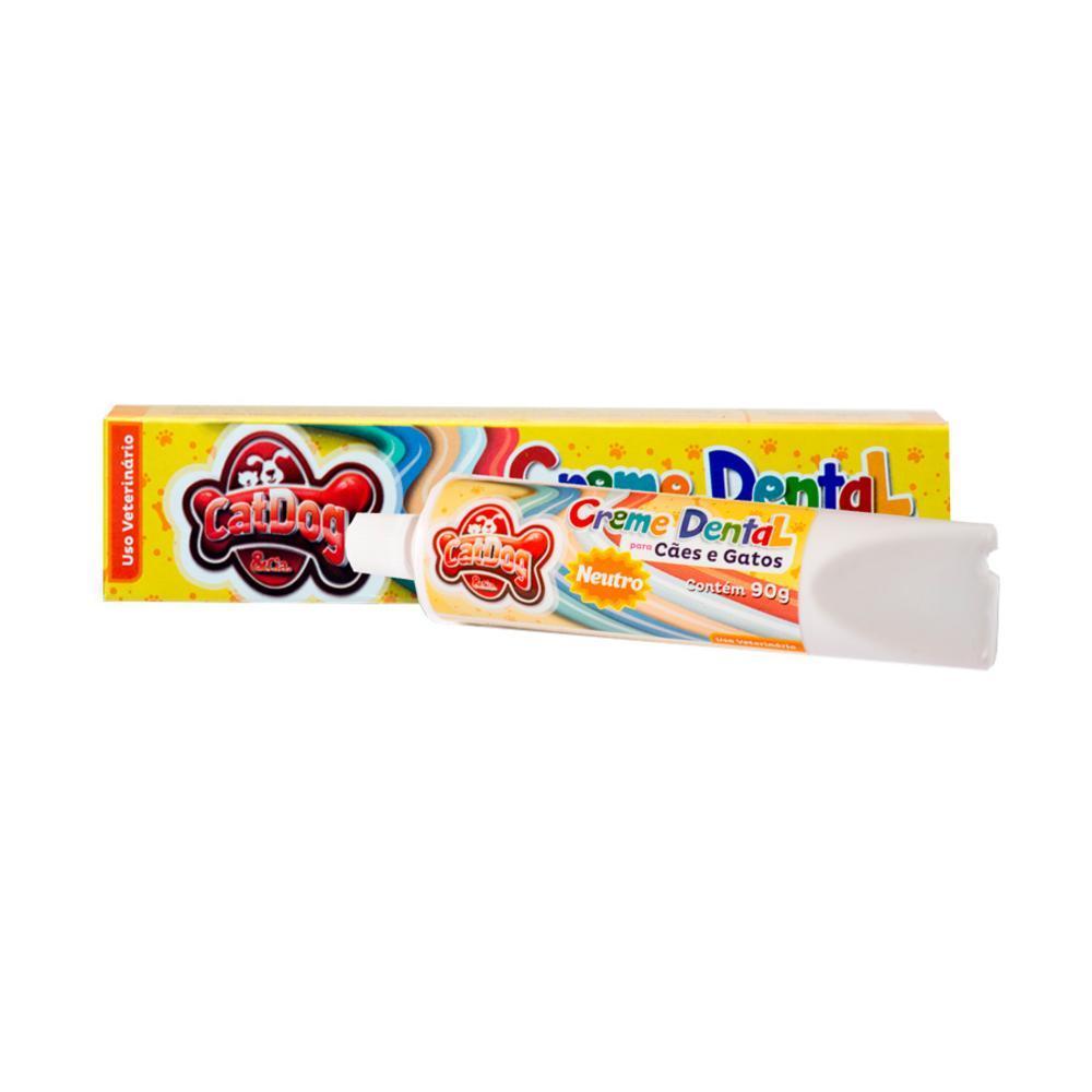 Creme Dental CatDog & Cia Caixinha Neutro - 90 g