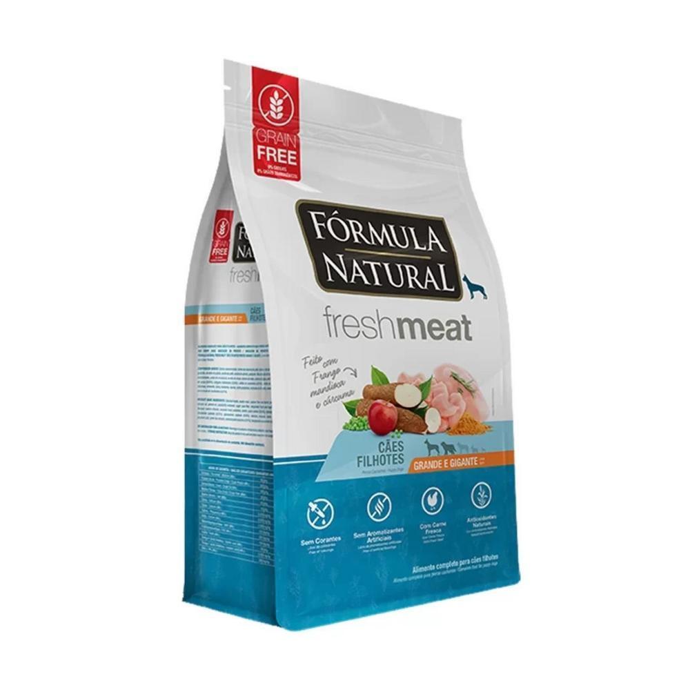 Ração Fórmula Natural FreshMeat para Cães Filhotes de Grande Porte Sabor Frango 12Kg