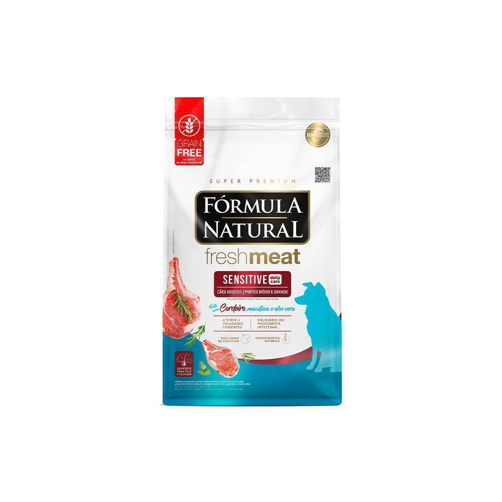 Ração Fórmula Natural Freshmeat Sensitive para Cães Adultos de Médio e Grande Porte 12kg