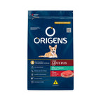 Ração Origens para Cães Adultos de Porte Mini e Pequeno Sabor Carne e Cereais