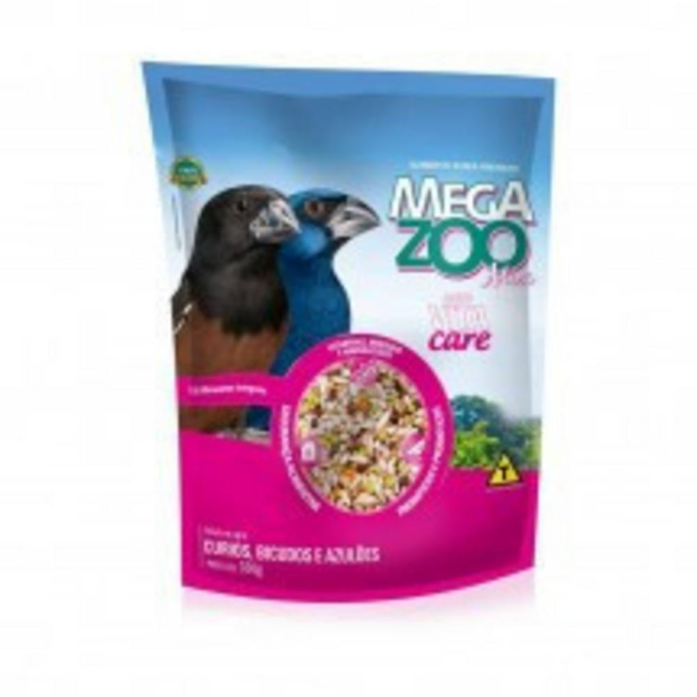 Ração Mix para Curió e Bicudo 350g Megazoo