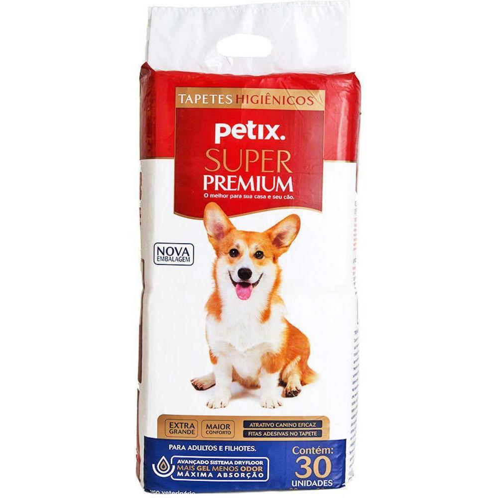 Tapete Higiênico para Cães Super Premium 90X60cm Petix 30Un
