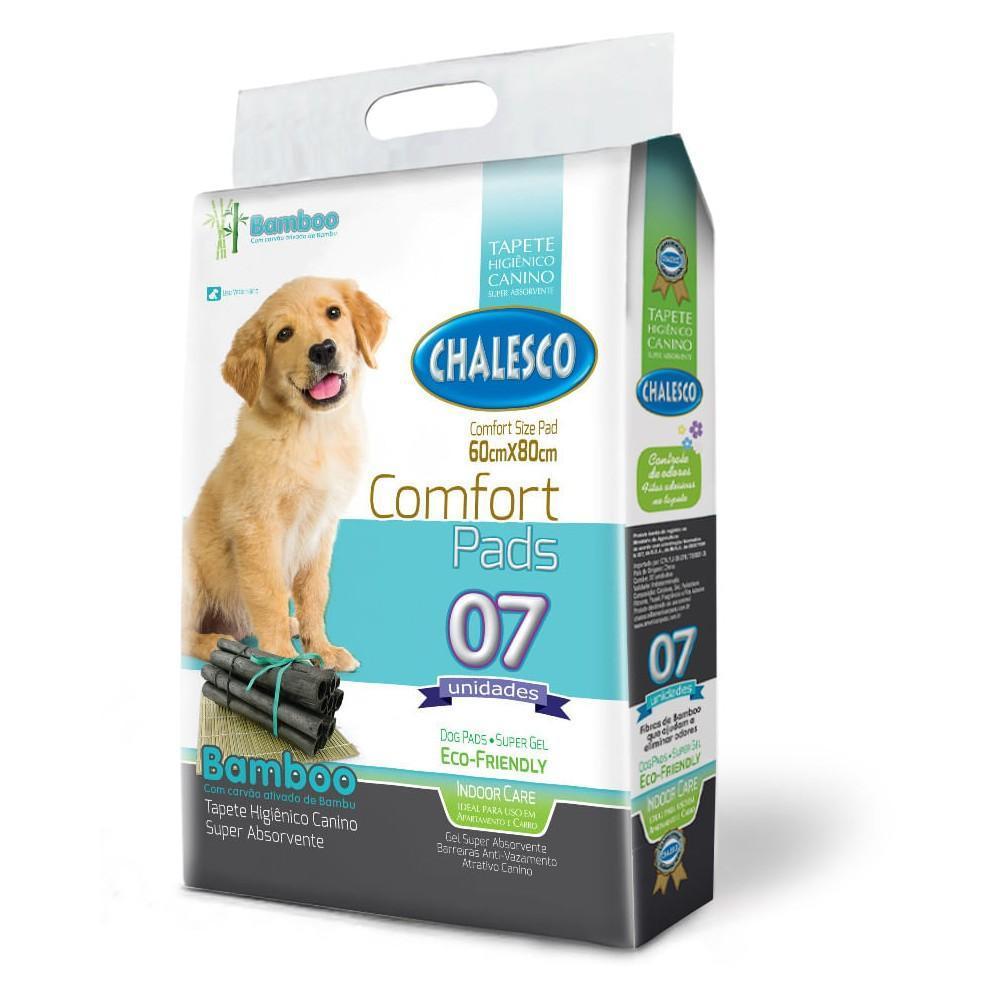 Tapete Higiênico para Cães Confort Bamboo Chalesco 7Un