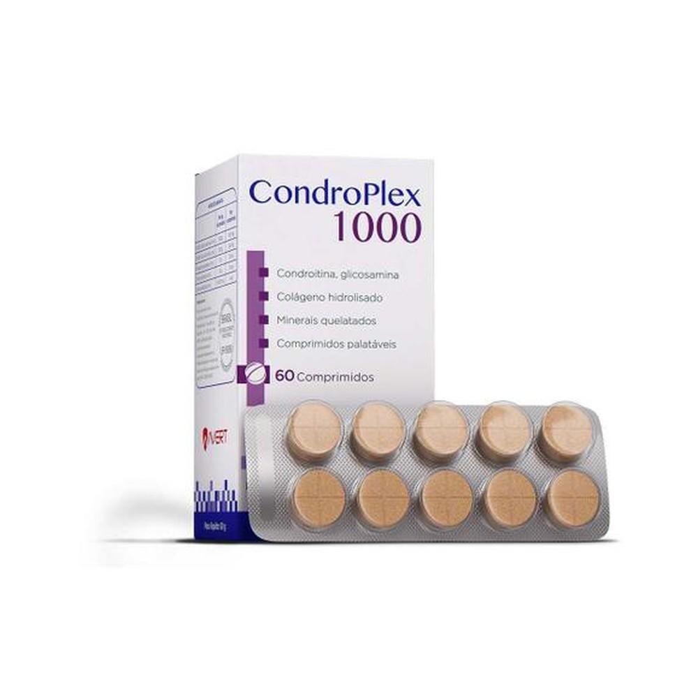 Suplemento Alim. Condroplex 1000 Avert Cães/Gatos RMG 60 Com