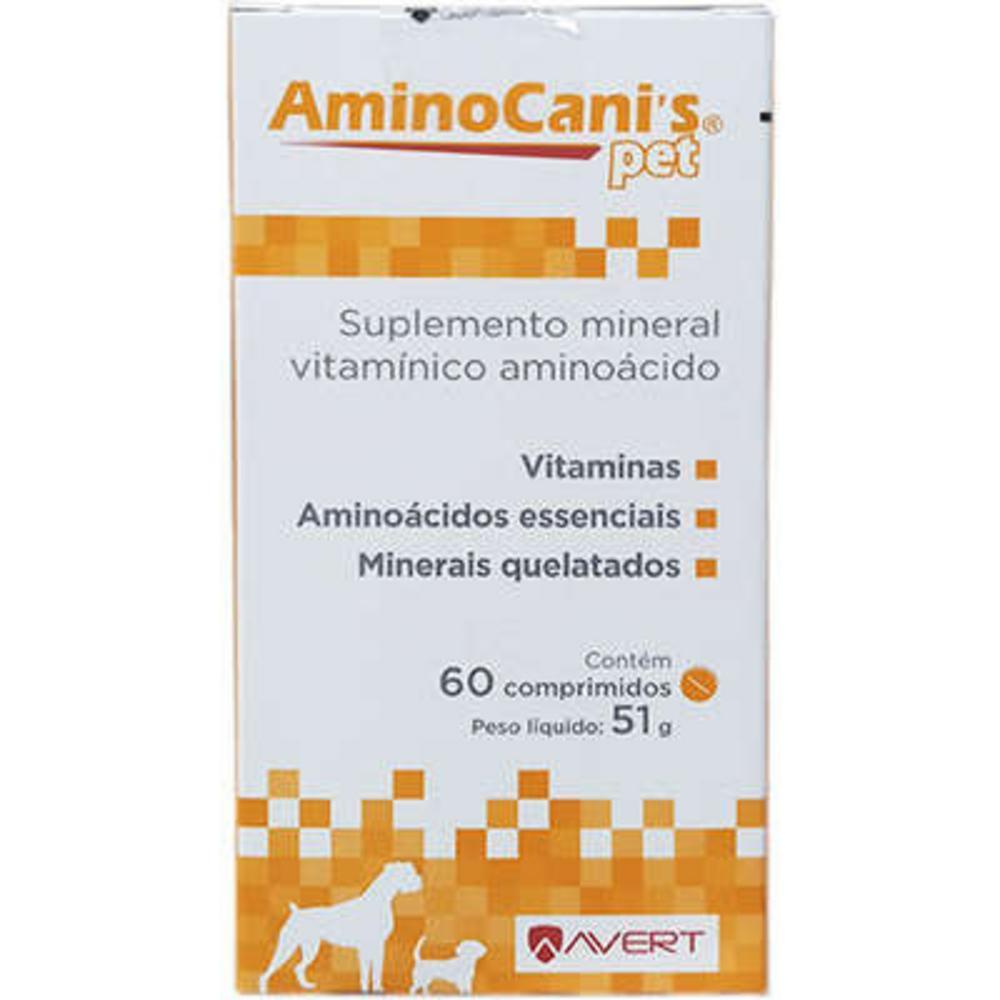Suplemento Avert Amino Canis - 60 Comprimidos