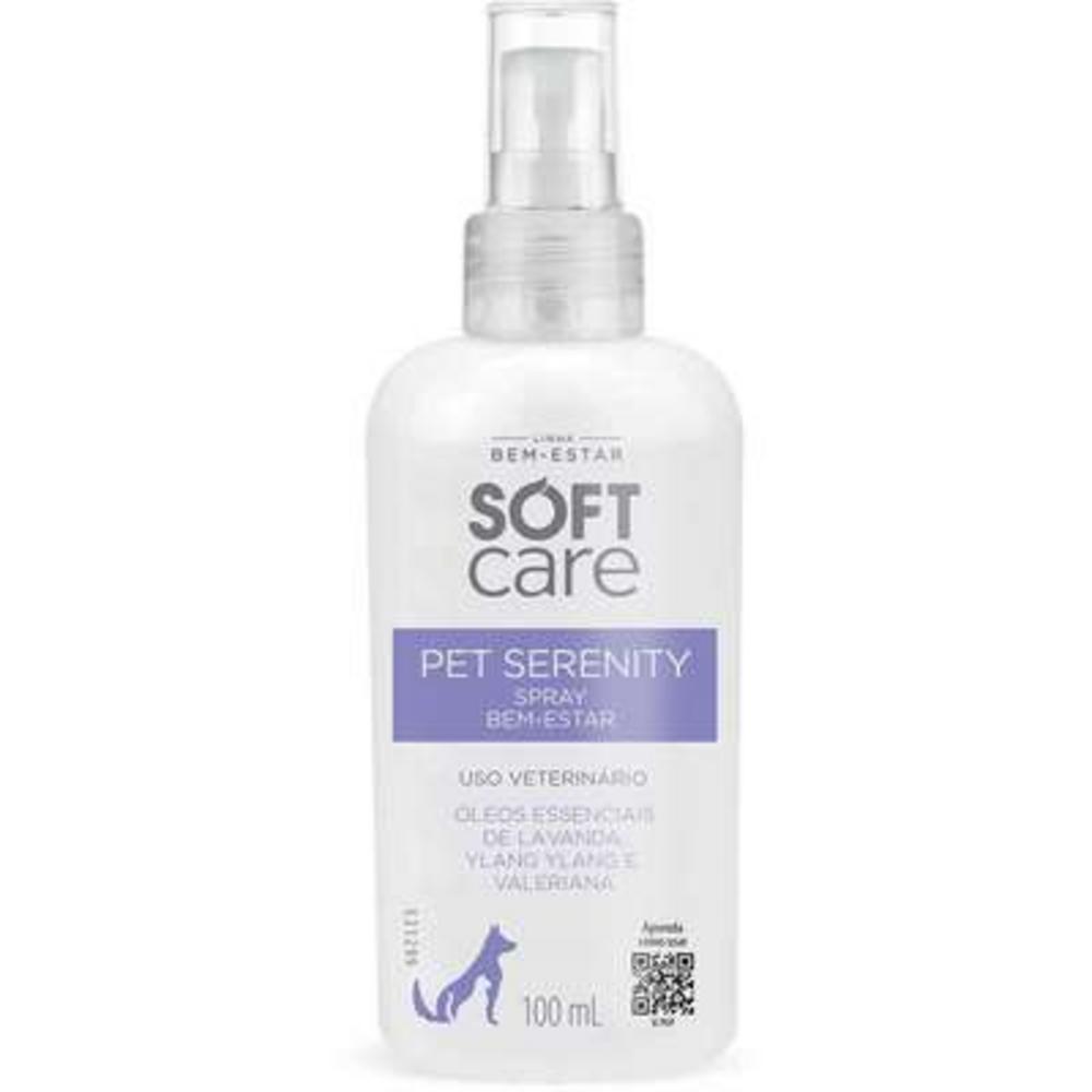 Spray Bem-Estar Soft Care Pet Serenety para Cães e Gatos - 100 mL