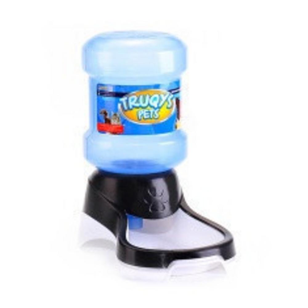 Bebedouro Automático Truqys Galão para Cães e Gatos Preto