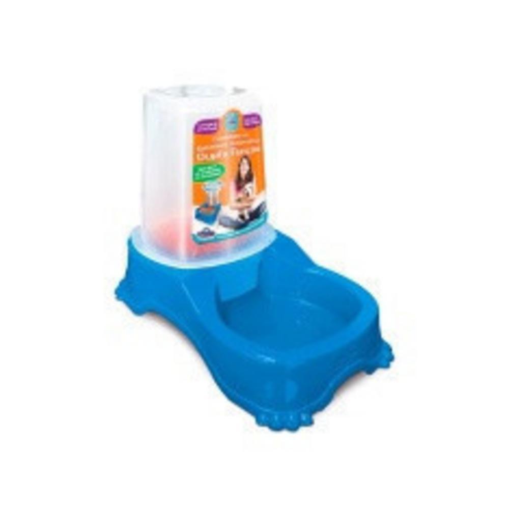 Alimentador Automático Duplo Pet Injet para Cães Azul
