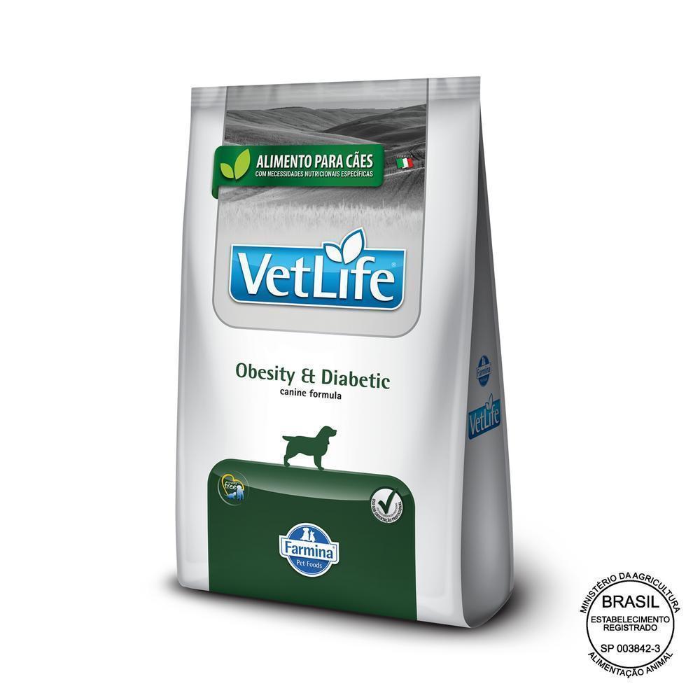 Vet Life Diabetic para Cães Adultos de Todas as Raças 10,1Kg