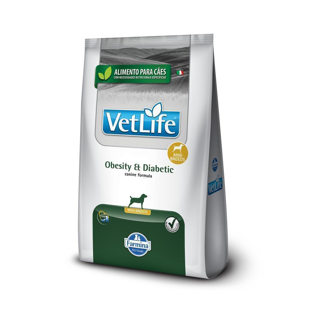 Vet Life Diabetic para Cães Adultos de Raças Mini e Pequenas 10,1Kg