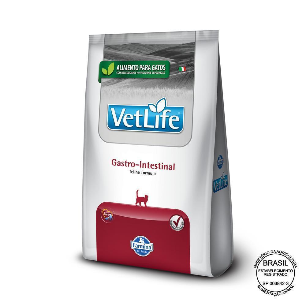 Vet Life Gastrointestinal para Gatos Adultos de Todas as Raças 2Kg