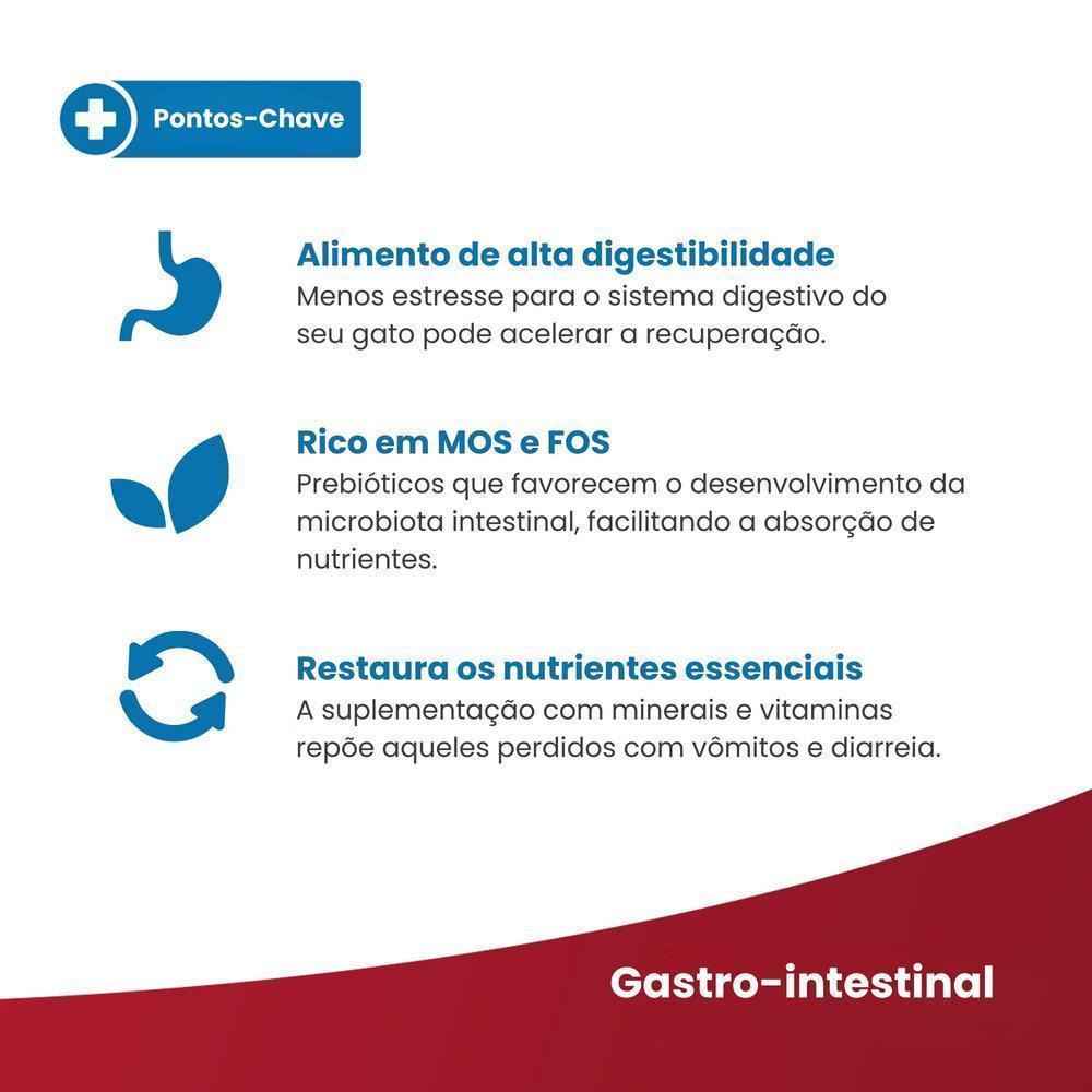 Vet Life Gastrointestinal para Gatos Adultos de Todas as Raças 2Kg