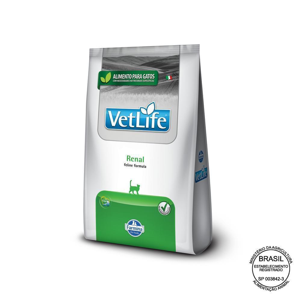 Vet Life Renal para Gatos Adultos de Todas as Raças 2Kg
