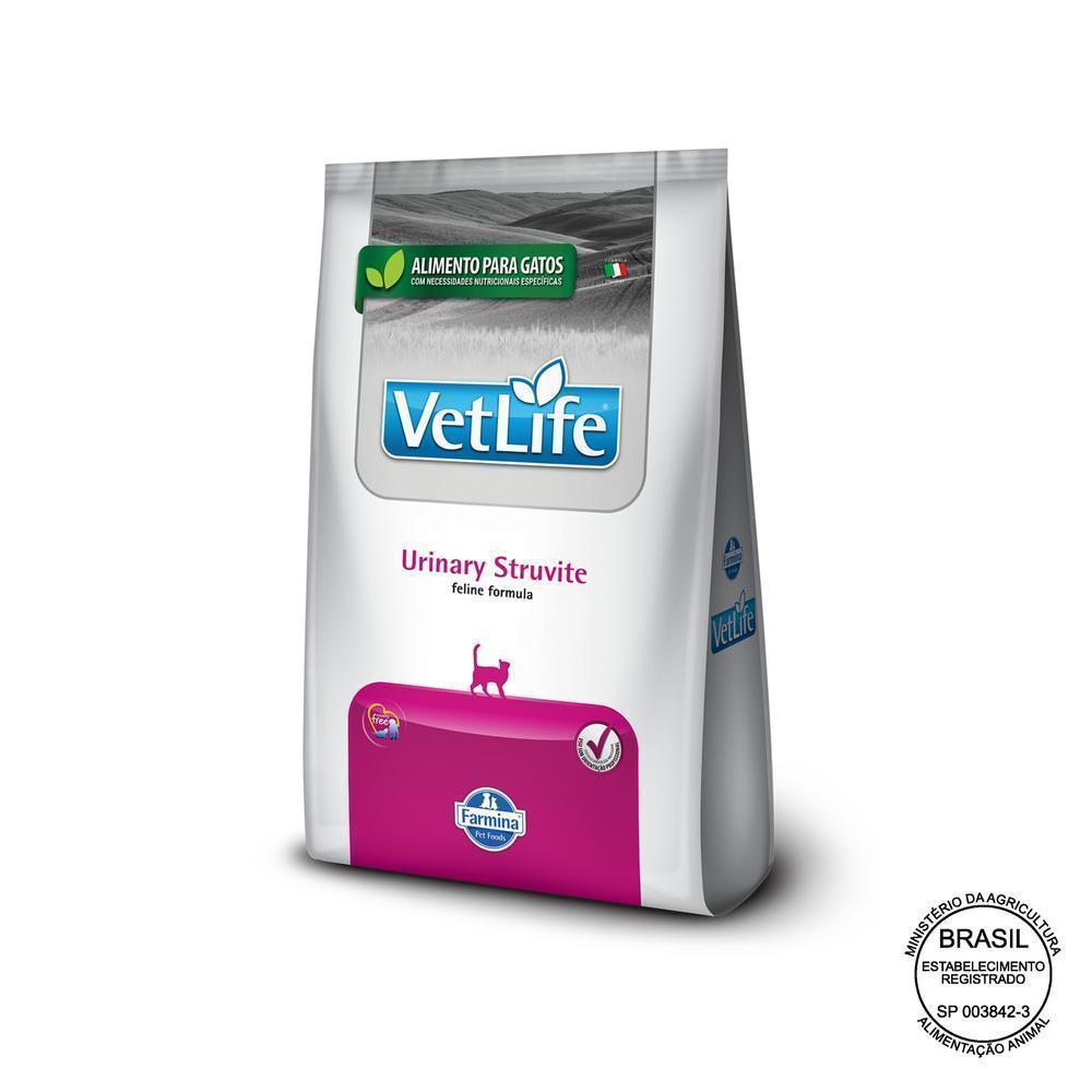 Vet Life Urinary Struvite para Gatos Adultos de Todas as Raças 2Kg