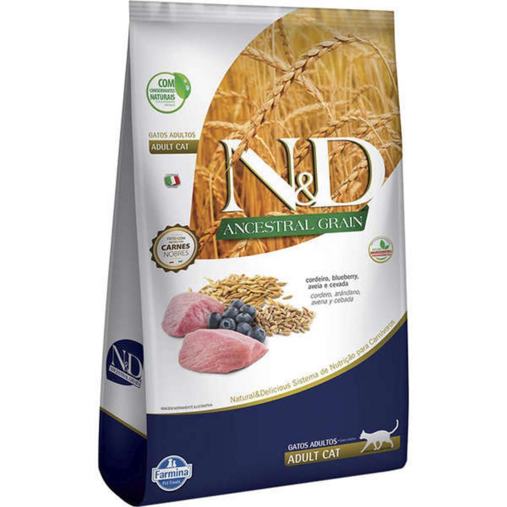 Ração Farmina N&D Ancestral Grain Cordeiro Gatos Adultos 1.5kg