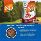 N&D Pumpkin para Gatos Adultos de Todas as Raças Sabor Frango, Abóbora e Romã 400g