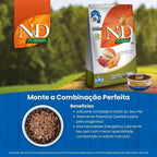 N&D Pumpkin para Gatos Adultos Castrados de Todas as Raças Sabor Frango, Abóbora e Romã 400g