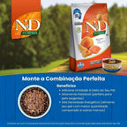 N&D Pumpkin para Gatos Adultos de Todas as Raças Sabor Salmão, Abóbora e Laranja 1,5Kg