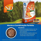 N&D Pumpkin para Gatos Adultos de Todas as Raças Sabor Tilápia, Abóbora e Laranja 1,5Kg
