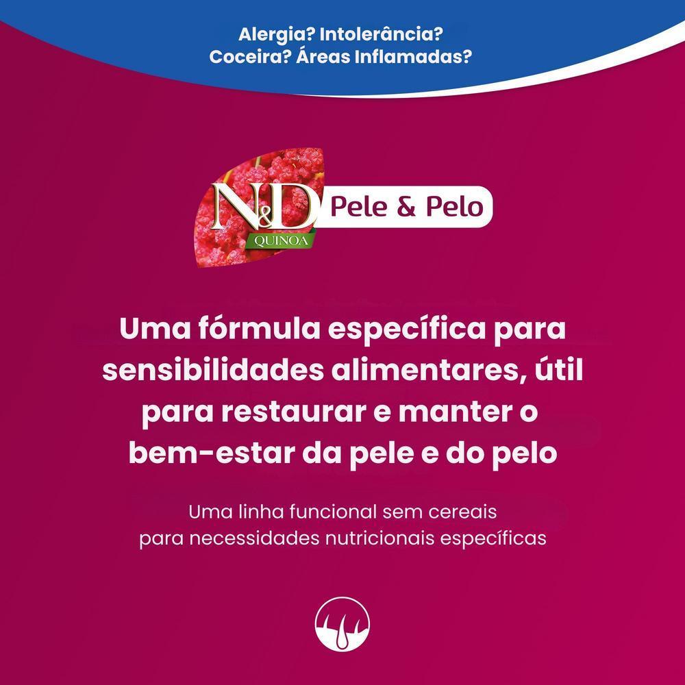 N&D Quinoa Pele e Pelo para Cães Adultos de Todas as Raças Sabor Pato 10,1Kg