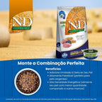 N&D Ancestral para Gatos Adultos de Todas as Raças Sabor Cordeiro, Blueberry, Aveia e Cevada 7,5Kg