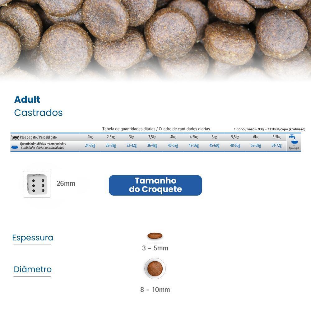 N&D Ancestral para Gatos Adultos Castrados de Todas as Raças Sabor Frango, Romã, Aveia e Cevada 400g