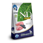 N&D Prime para Cães Adultos de Raças Médias Sabor Cordeiro e Blueberry 2,5Kg