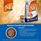 N&D Pumpkin para Cães Filhotes de Raças Médias Sabor Cordeiro, Abóbora e Blueberry 2,5Kg