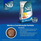N&D Ocean para Cães Filhotes de Raças Médias e Grandes Sabor Salmão e Melão 2,5Kg
