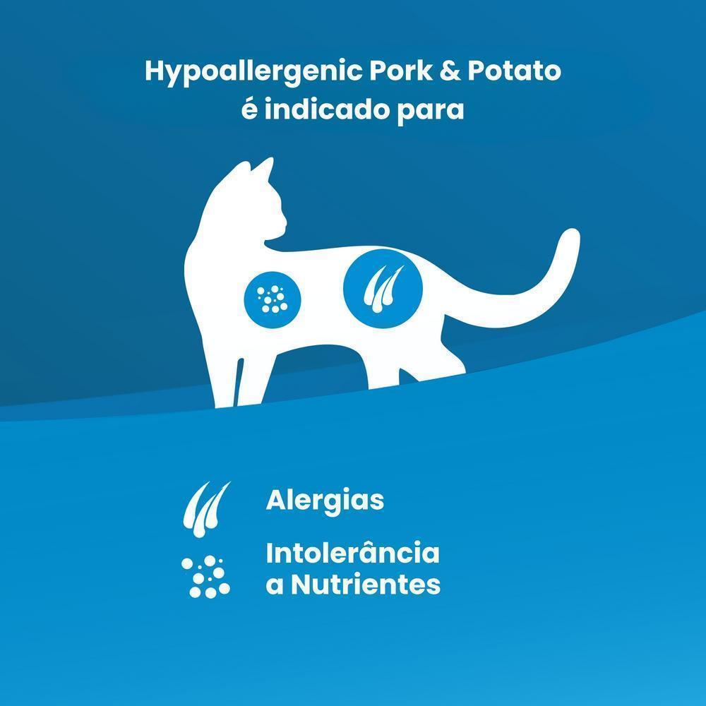 Vet Life Hypoallergenic Pork & Potato para Gatos Adultos de Todas as Raças 2Kg
