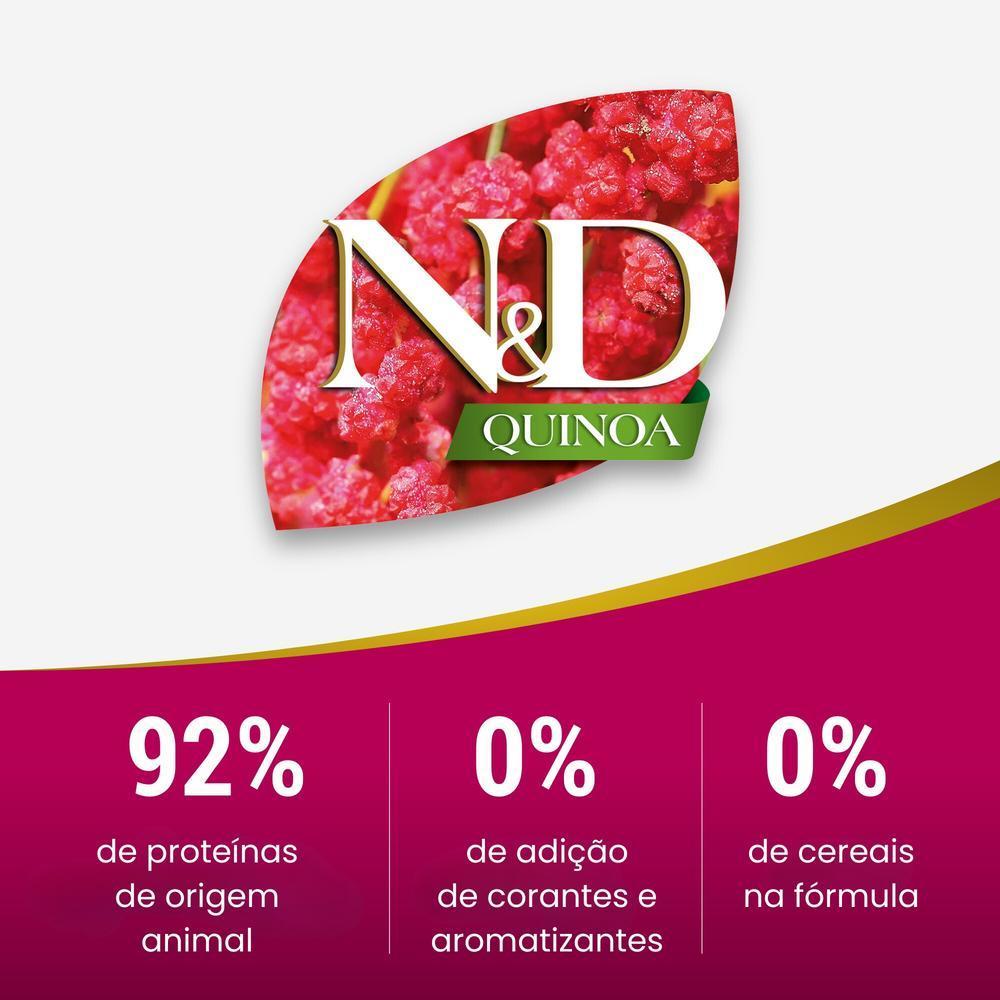 N&D Quinoa Cuidado Digestivo para Cães Adultos de Raças Mini e Pequenas Sabor Cordeiro 2,5Kg