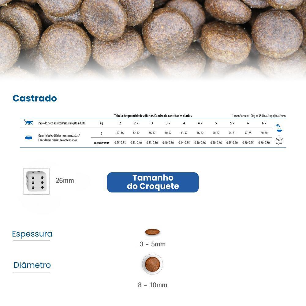 N&D Tropical para Gatos Adultos Castrados de Todas as Raças Sabor Frango, Cereais e Frutas Tropicais 400g