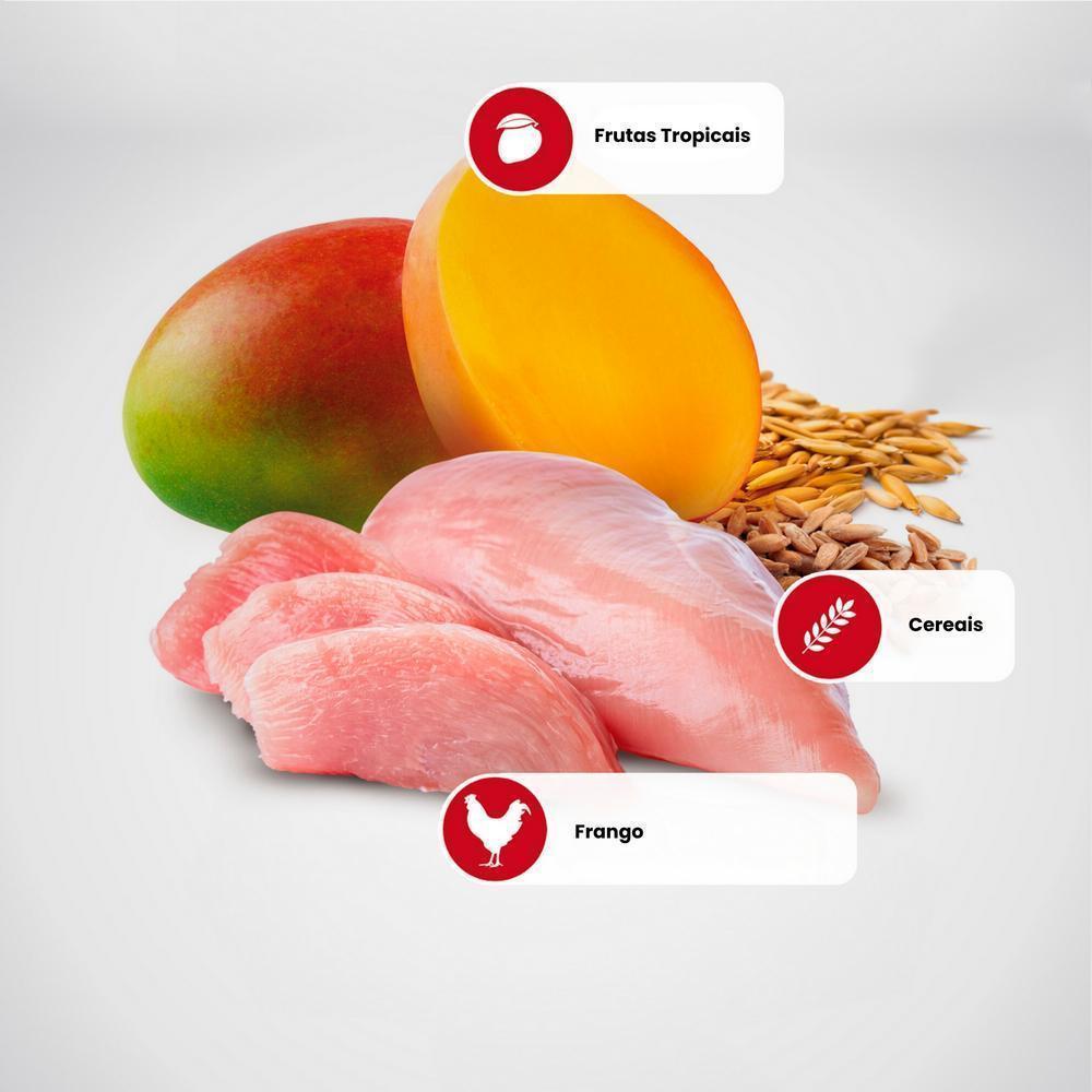 N&D Tropical para Gatos Adultos Castrados de Todas as Raças Sabor Frango, Cereais e Frutas Tropicais 7Kg