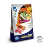 N&D Tropical para Gatos Adultos Castrados de Todas as Raças Sabor Cordeiro, Cereais e Frutas Tropicais 400g