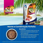 N&D Tropical para Gatos Adultos Castrados de Todas as Raças Sabor Cordeiro, Cereais e Frutas Tropicais 7Kg