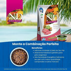 N&D Tropical para Gatos Adultos Castrados de Todas as Raças Sabor Suíno, Cereais e Frutas Tropicais 1,5Kg
